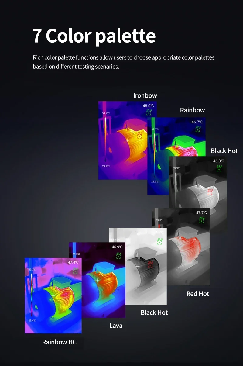 Termocamera UNI-T per telefono Android Termocamera a infrarossi UTI261M per smartphone Termocamera 256x192 Pixel