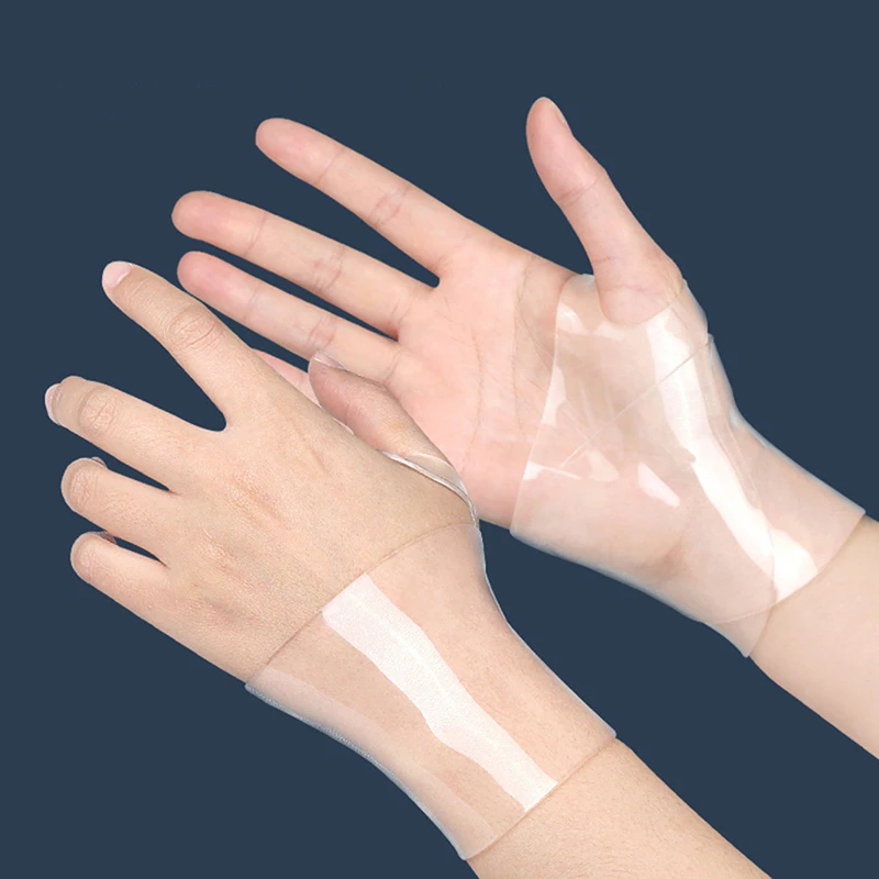 1Pc Transparent Soft Silicone Sports Wristband Wrist Protection Brace for Men Women