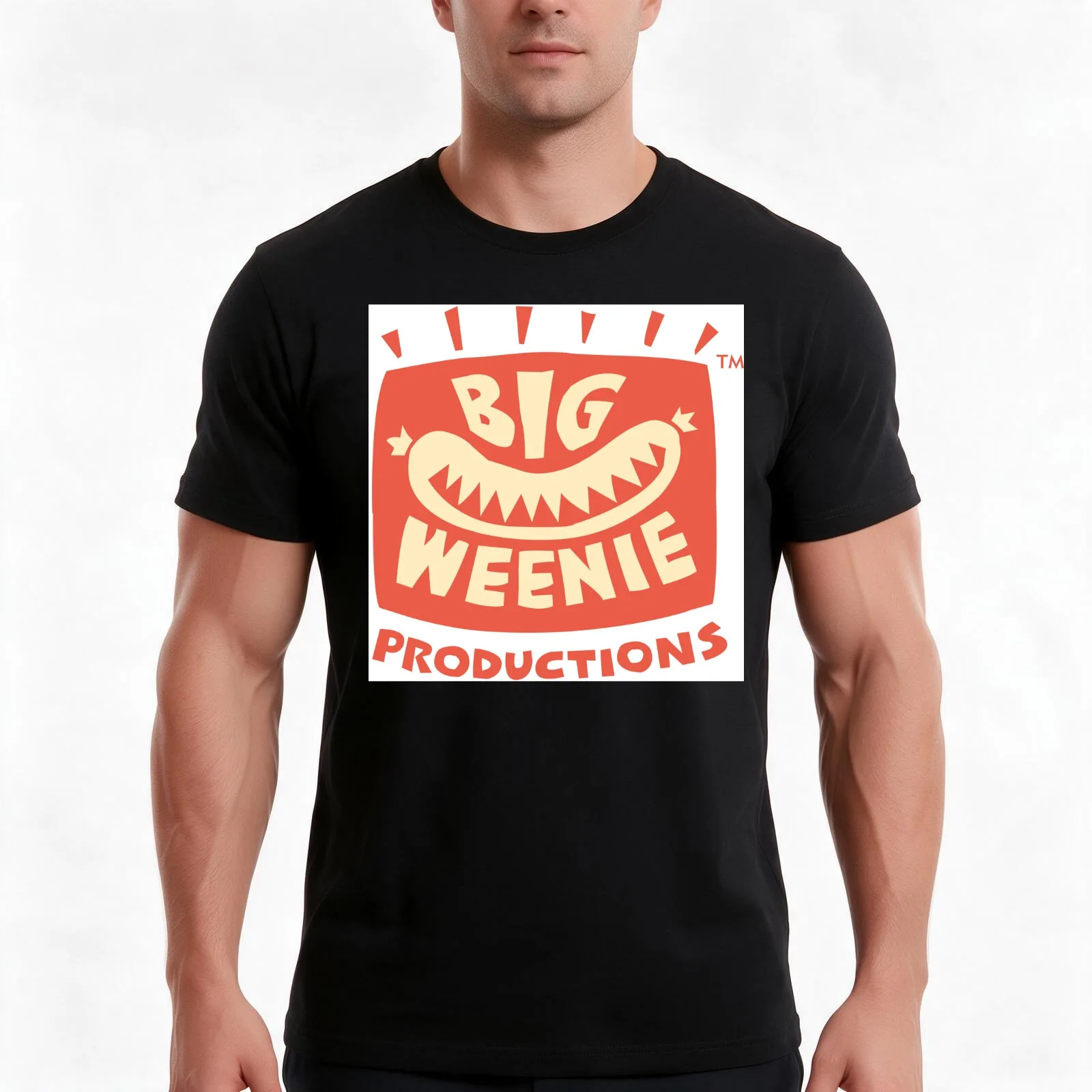 Big Weenie Productions logo T-Shirt Summer Casual Cotton Tee Oversized Streetwear Tops Vintage Graphic Print 100% Cotton