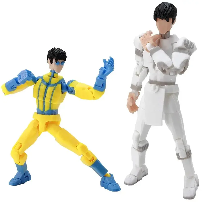 3D Printed Lucky 13 Action Figure Fully Articulated Assembled Model Cartoon Anime Collectible Model For Game Hobby Collect
