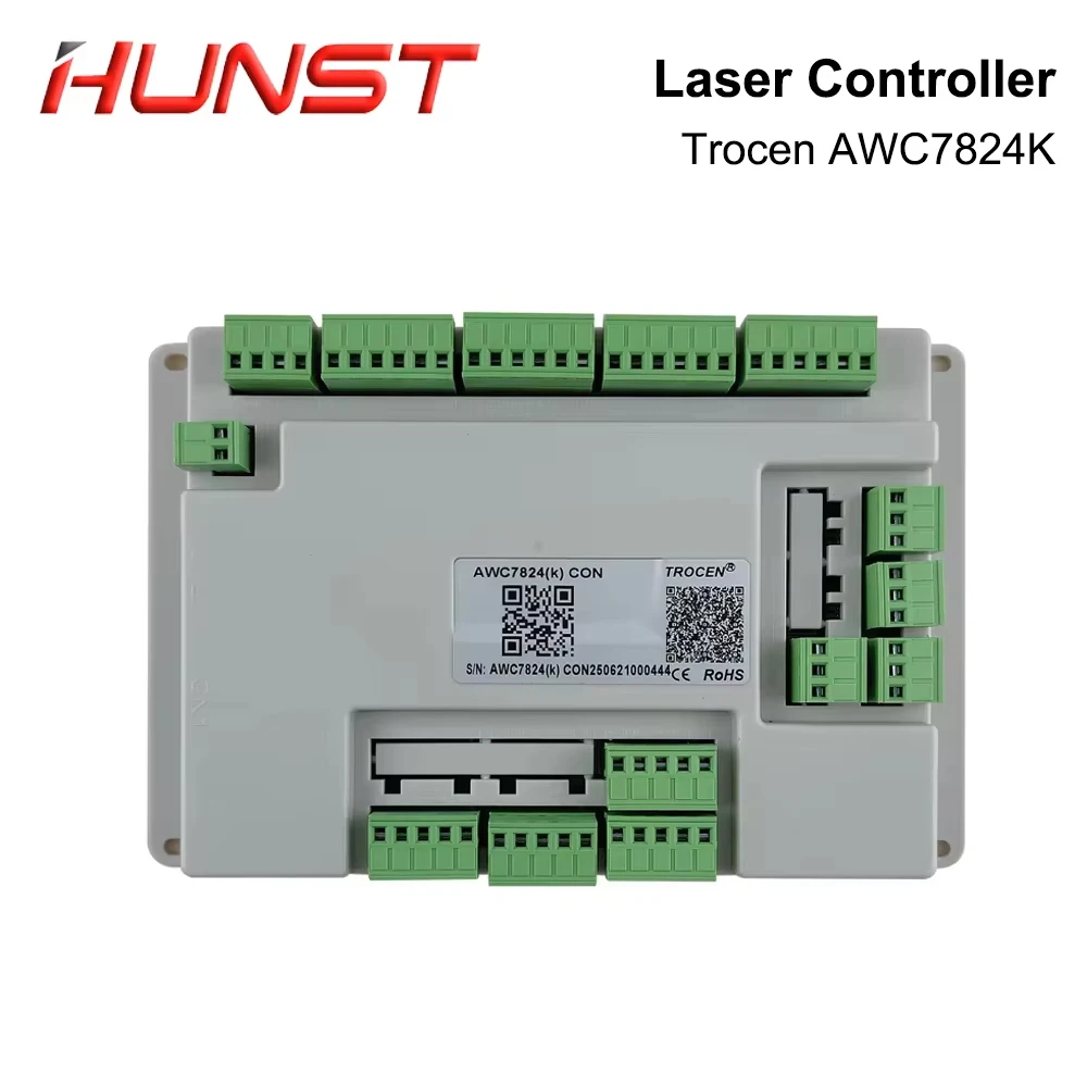 Hunst AWC708C Lite DSP CO2 Laser Control Display Panel Upgrade to Trocen AWC7824K For CNC System Laser Cutting Control Panel