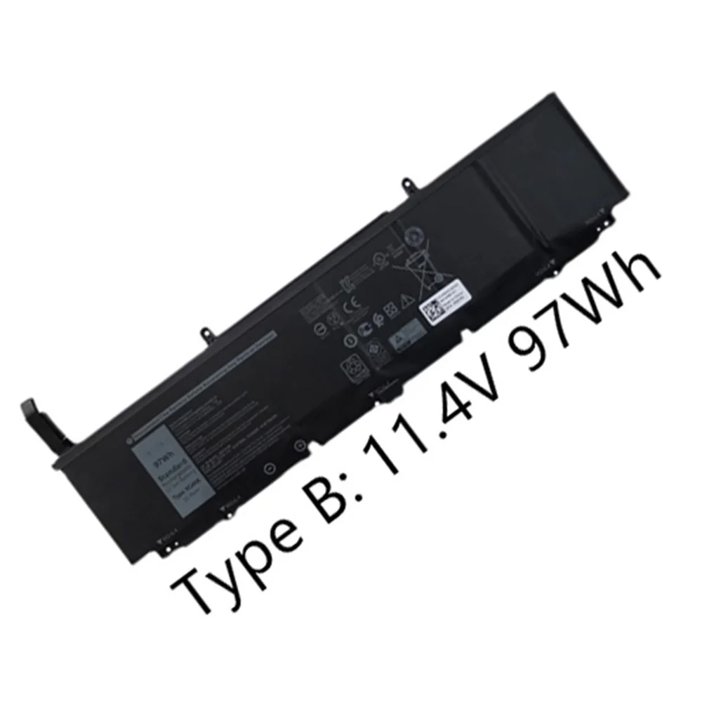 XG4K6 11.4V 97Wh 5XJ6R 11.4V 56WH 01RR3 F8CPG 0F8CPG Original Laptop Battery For Dell XPS 17 9700 9710 Precision 5750 03324J