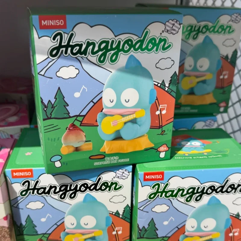 В наличии, натуральная Miniso Hangyodon, уродливая рыба Хантон, экстремальная уличная глухая коробка, украшения, фигурки, куклы, кавайные украшения, подарки для детей