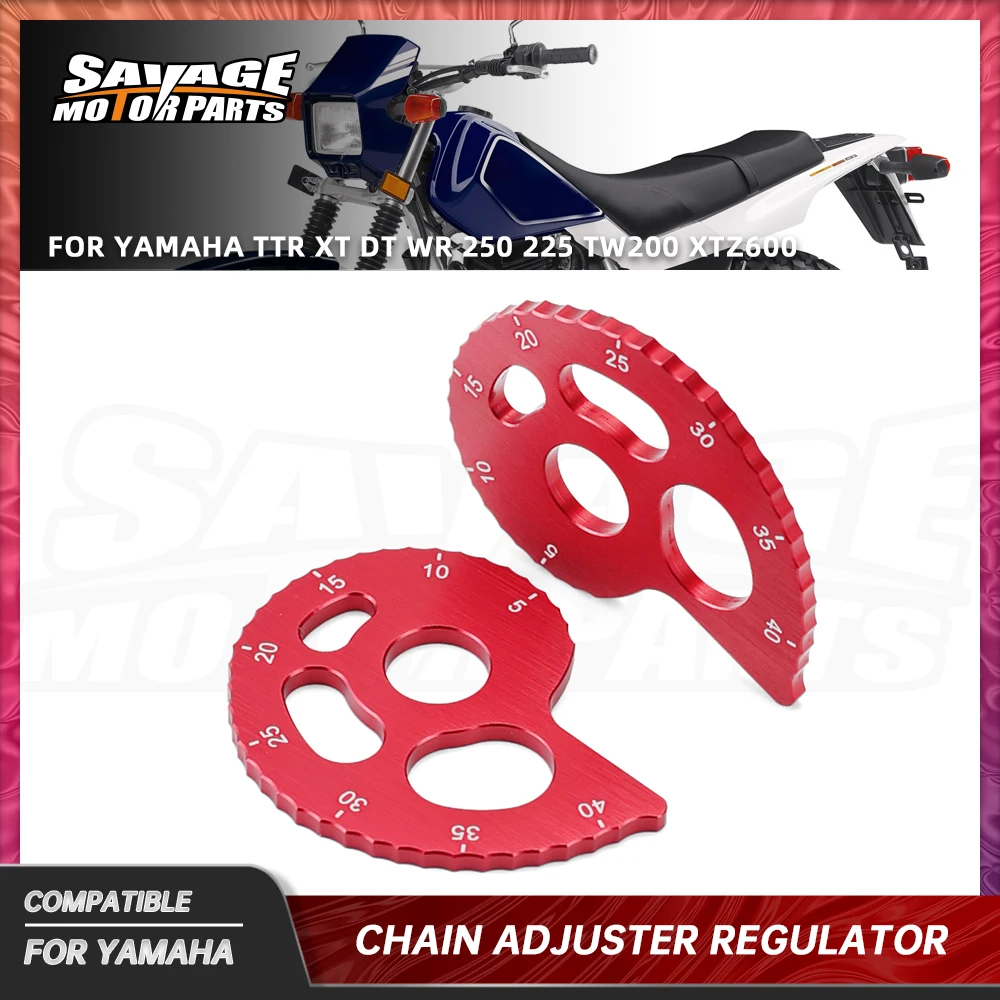 Tapa de extremo de basculante con ajustador de cadena XT250 TW2022 para Yamaha TTR XT DT WR 250 225 TW200 XTZ600, cubierta de extremo de brazo de rueda trasera de motocicleta