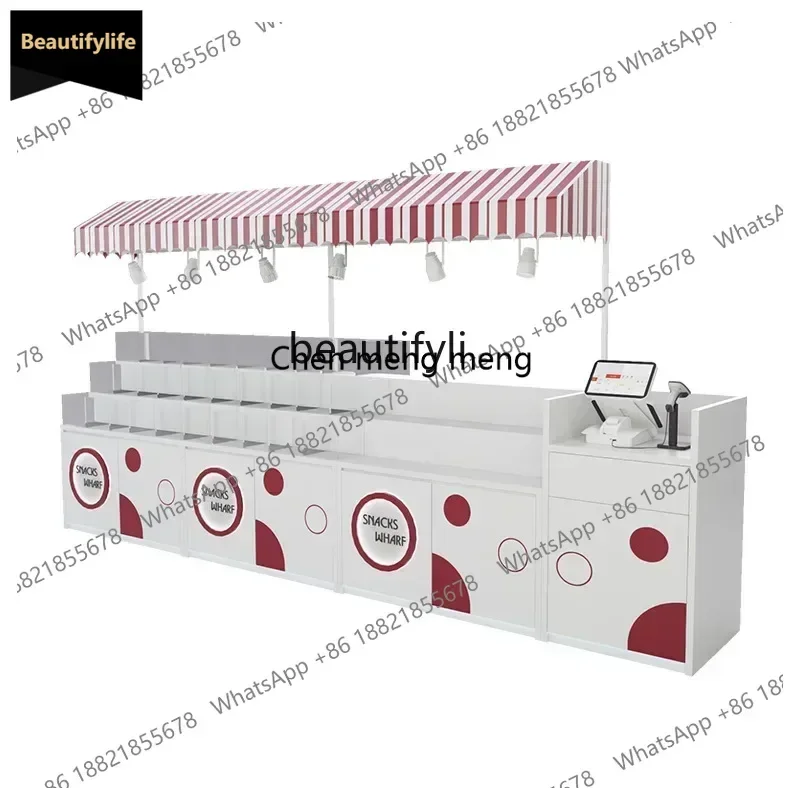 

a601 Bulk Snack Shelf Bulk Food Nut Candy Shelf Creative Car Display Shelf