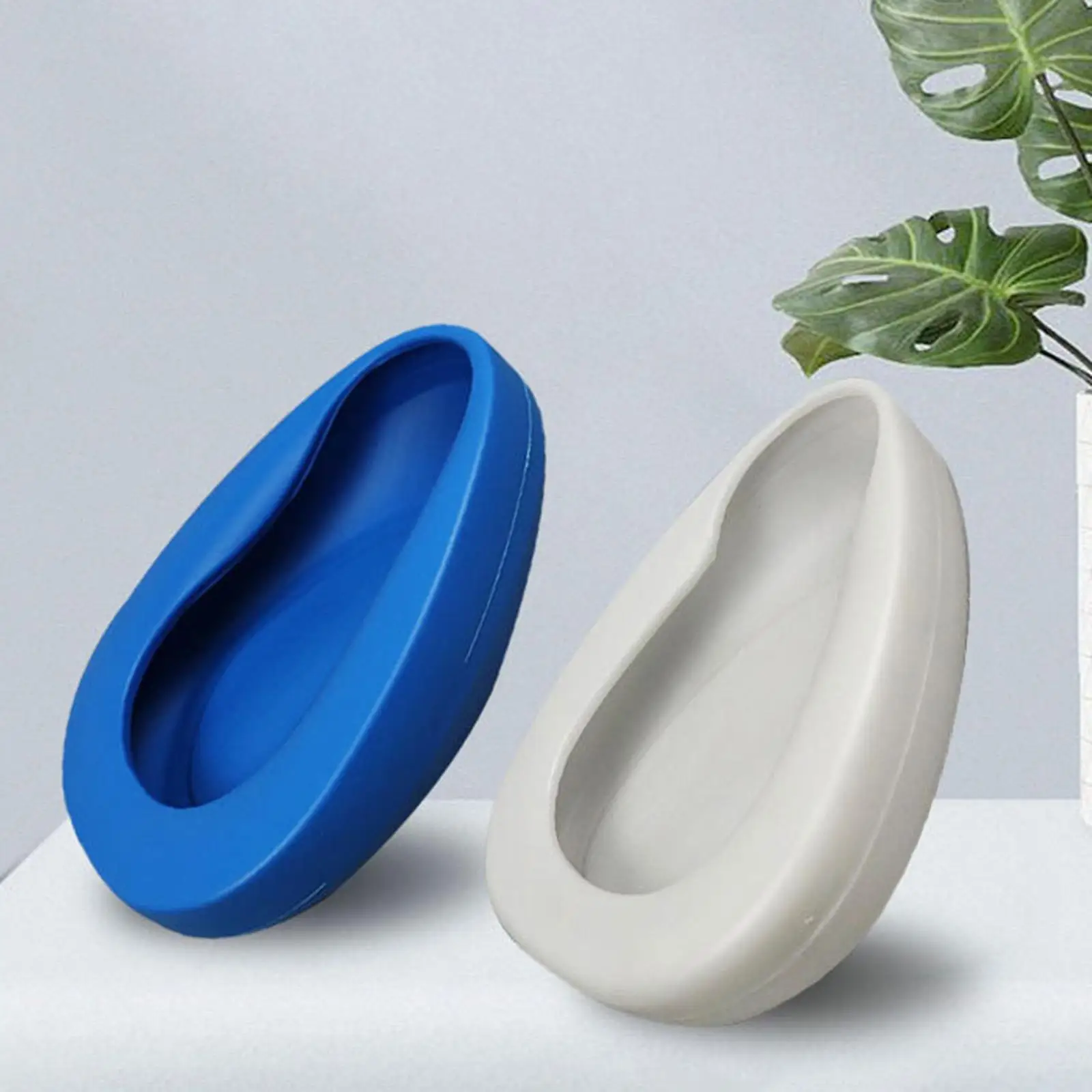 Bedpan for Home Use Durable Easy Use Bed Pan for Bedridden Patient Women Men