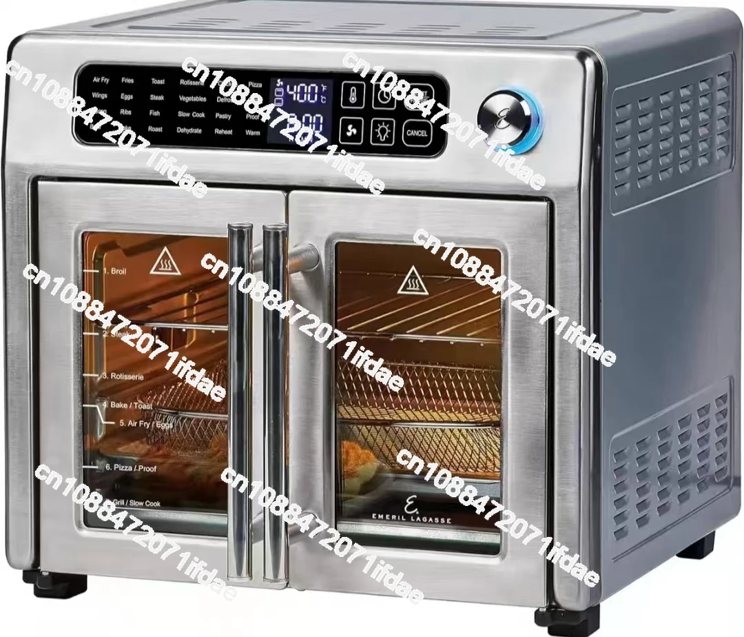 Emeril Lagasse Dual Zone 360 Air Fryer Oven Combo with French Door, 25 QT Extra Large