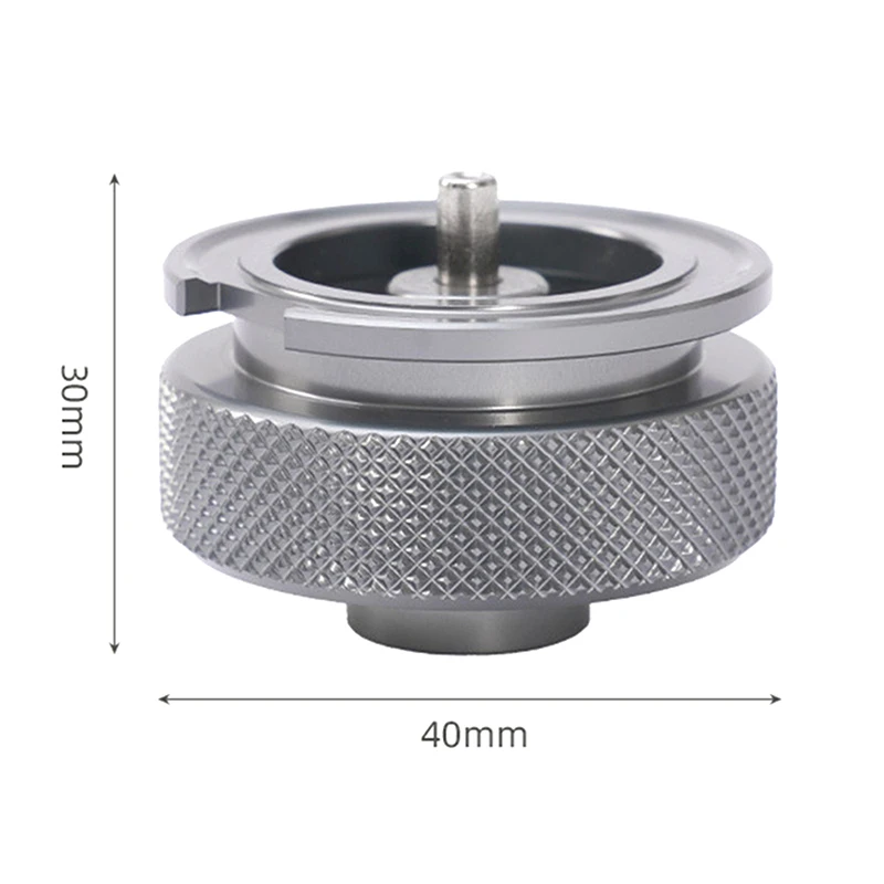 Flat Gas Cylinder To Butane Tank Conversion Adapter Outdoor Camping Torch Gas Connector