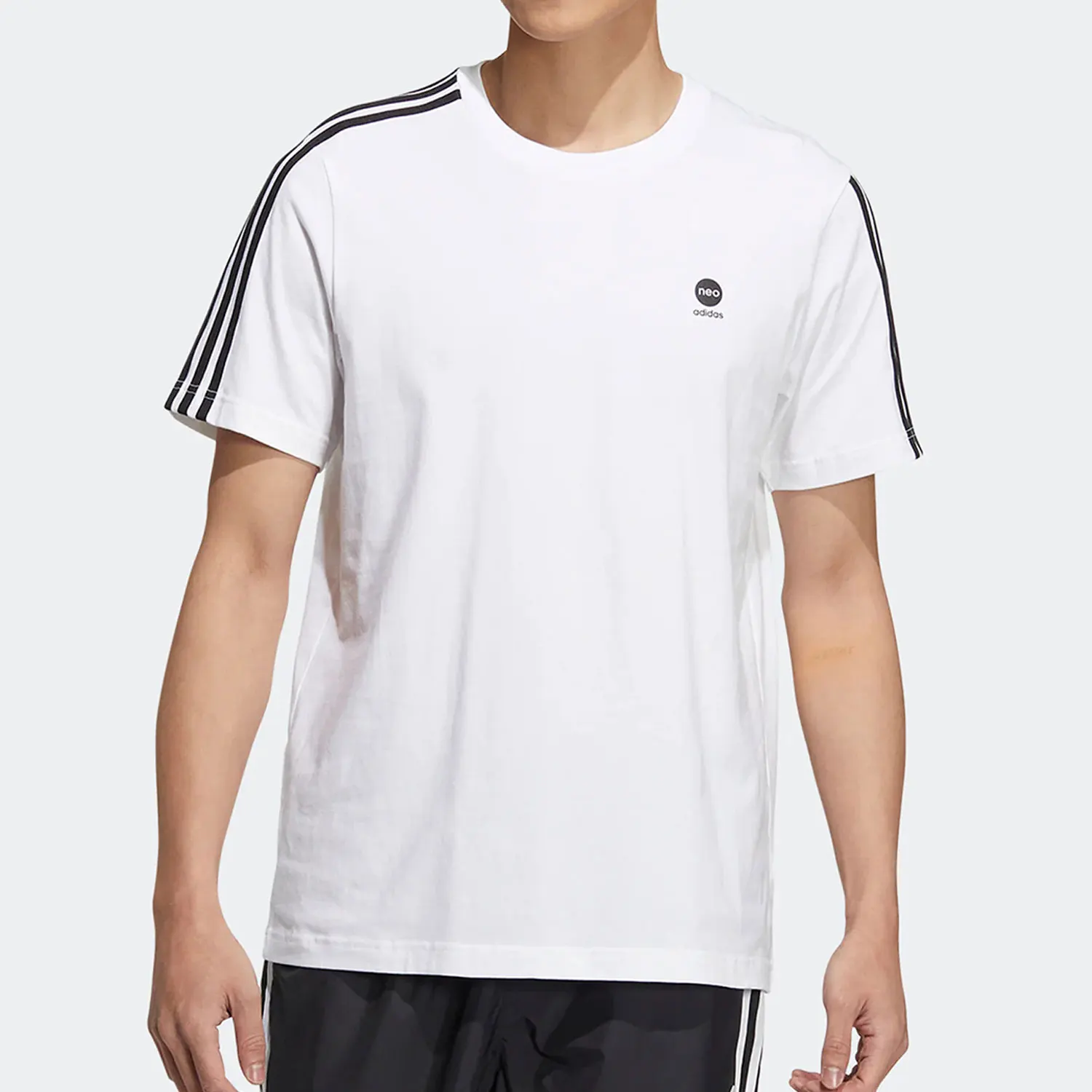 

Adidas Originals NEO Summer New Men's and Women's Simple Sporty Short Sleeve T-Shirt HN8778