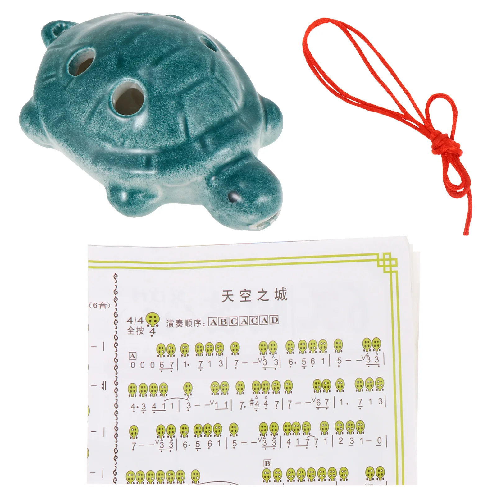 

Kids Turtle Ocarina Cute Animal Ocarana Ceramics Ocerina Student Musical Instruments