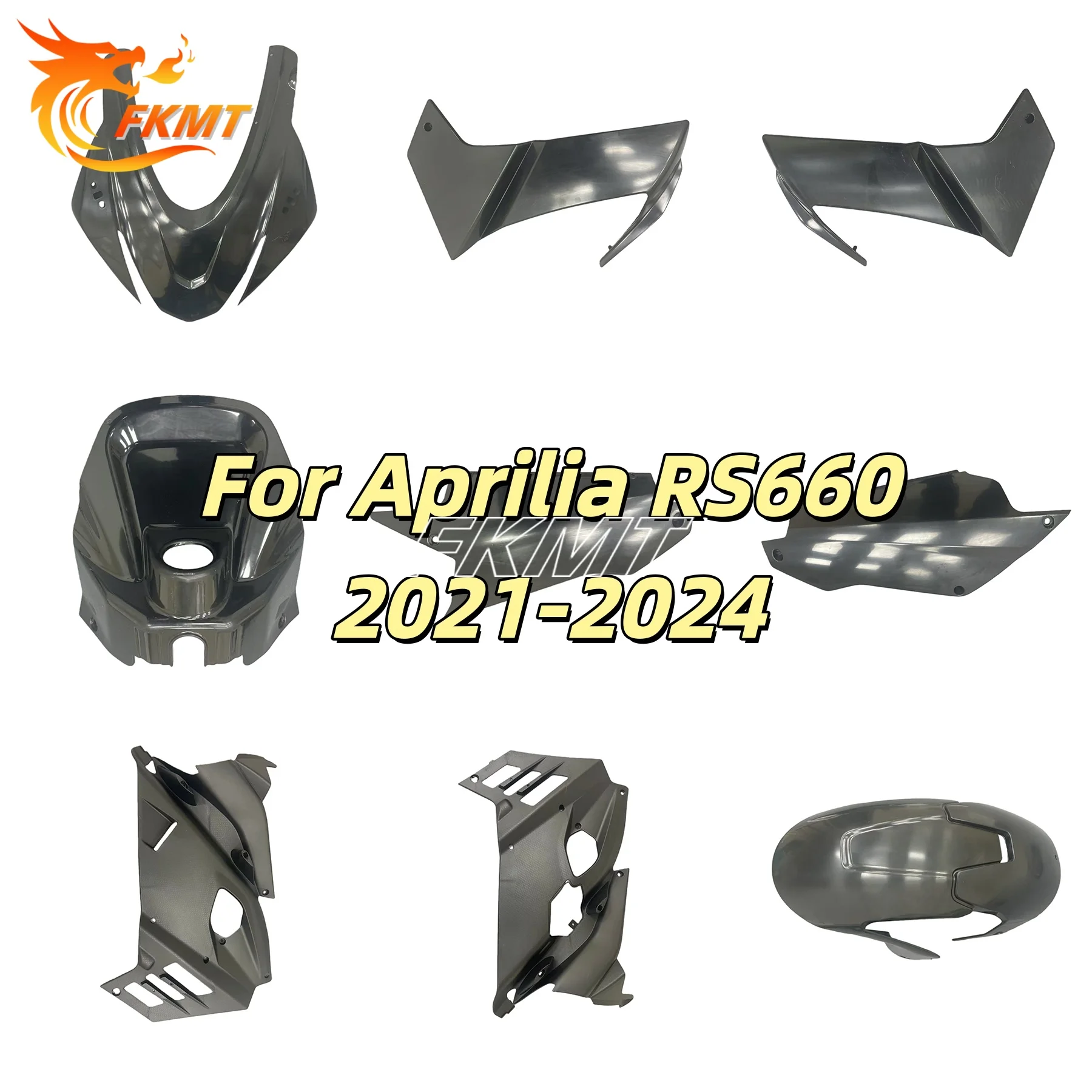 

Комплект полного обвеса для мотоцикла Aprilia RS660 (2021-2024): панели, кожухи, защита рамы из АБС-пластика