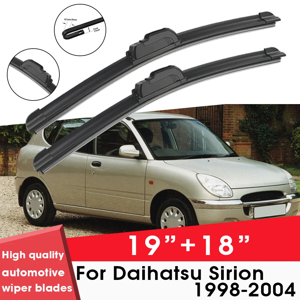 

BEMOST Car Wiper Blades Front Window Windshield Rubber Refill Wiper For Daihatsu Sirion 1998-2004 19"+18" Car Accessories