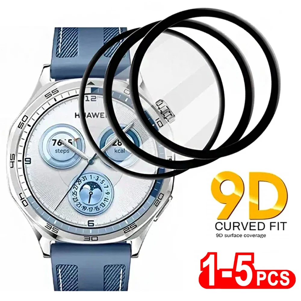 Película protectora de pantalla para Huawei Watch GT5pro 42/46mm, cubierta protectora de vidrio suave para Huawei Watch GT5 41/46mm, películas HD transparentes
