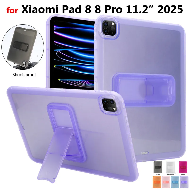 

Case for Xiaomi Pad 8 Pro 8 2025 11.2" Mi Pad 7 Pro 5 6Pro 11 Inch Pad 6S Pro 12.4" Transparent TPU Soft Tablet Casing Cover
