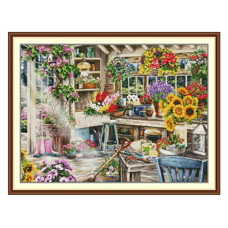 مجموعة تطريز بالغرزة المتقاطعة - مراجعة Embroidery Job وسعره