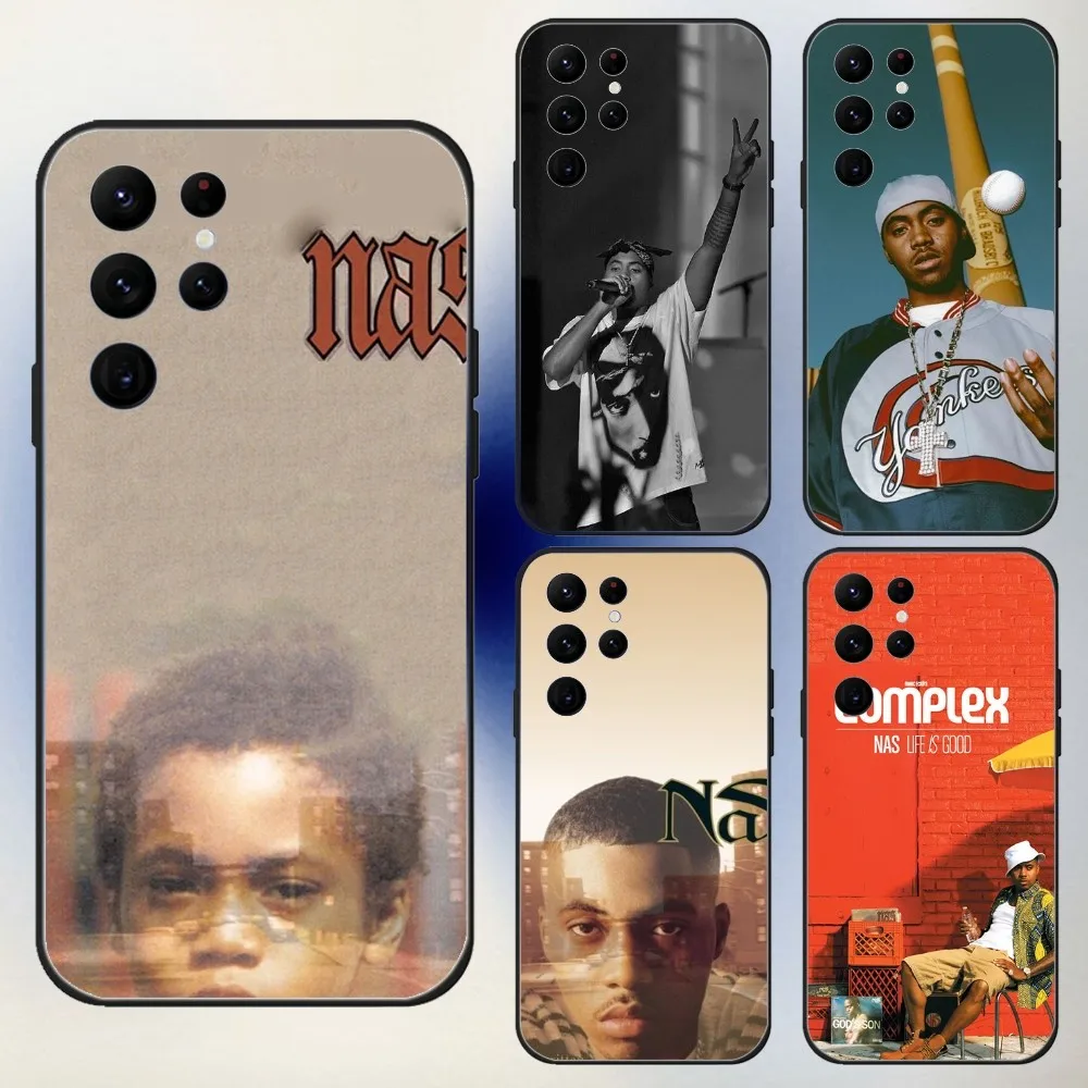 Nas Rapper Scar Tissue   Phone Case For Samsung S24,23,22,30,21,10,9,Ultra,Plus,Lite,FE,5G Black Soft Case