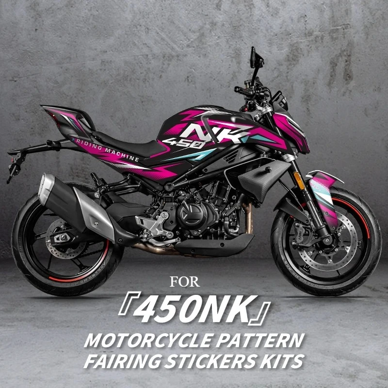 

For CFMOTO 450NK 450 NK Pattern Printing Stickers Kits Motorcycle Accessories Protection And Decoration