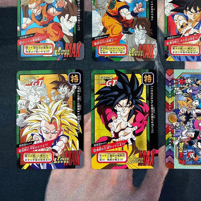 New Dragon Ball Son Goku Piccolo Yamcha Bulma Fierce Fighting Homemade Flash Cards Game Collection Birthday Christmas Gifts