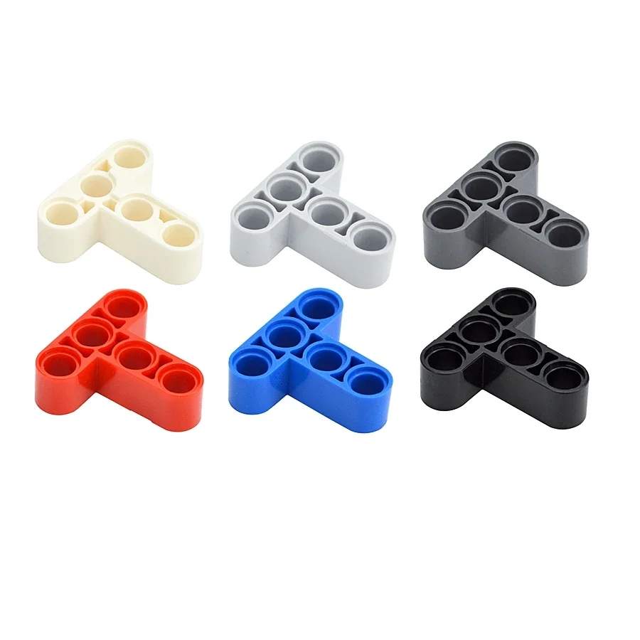 DIY 3x3 Holes T-shaped Arm Liftarm Beam Compatible Brick 60484 Assembles Particles Moc Technical Building Blocks Parts Toy