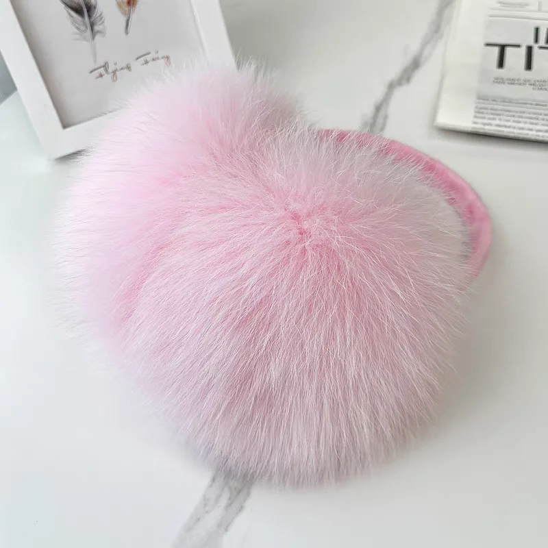 New Winter Real Fox Fur Earmuffs for Women Genuine Fur Warm Plush Earmuff Outdoor