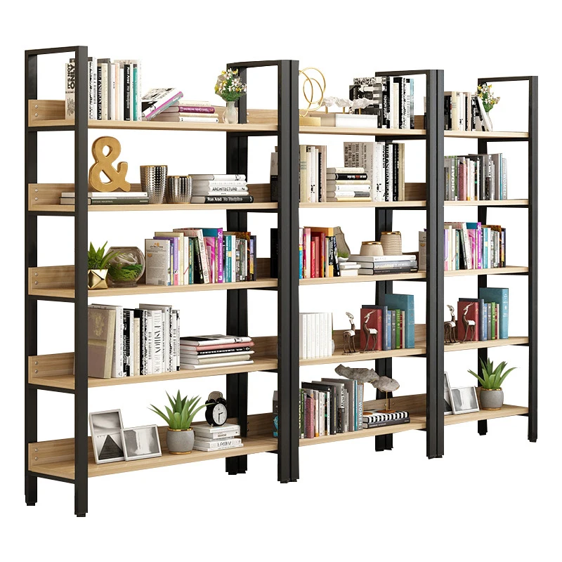 Custom.Custom Multi-Layer Display Rack Wooden Bookshelf for Living Room Floor-Standing Storage Cabinet Supermarket Shop Furnitur