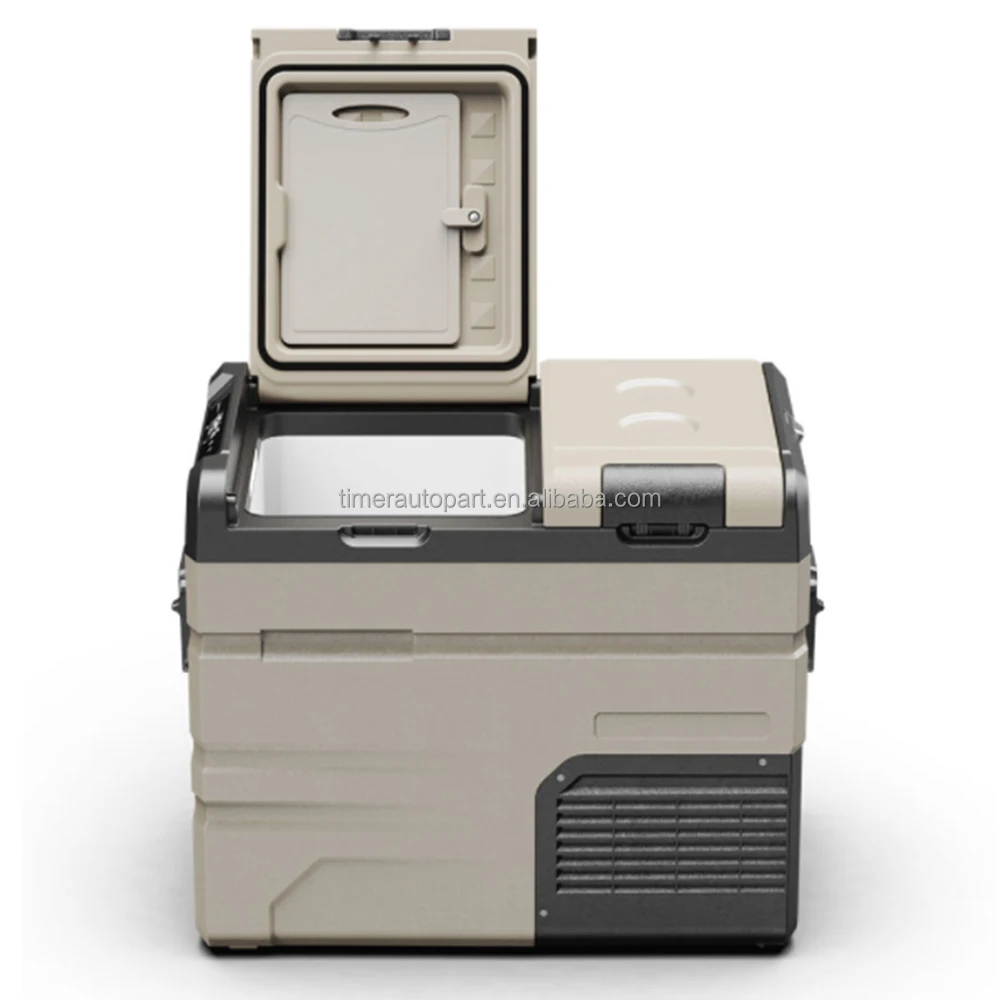 45L/55L 12 فولت صندوق الفريزر المحمول في الهواء الطلق الثلاجة التخييم الثلاجة التجارية لشاحنة الغذاء فان صندوق الفريزر سيارة #2