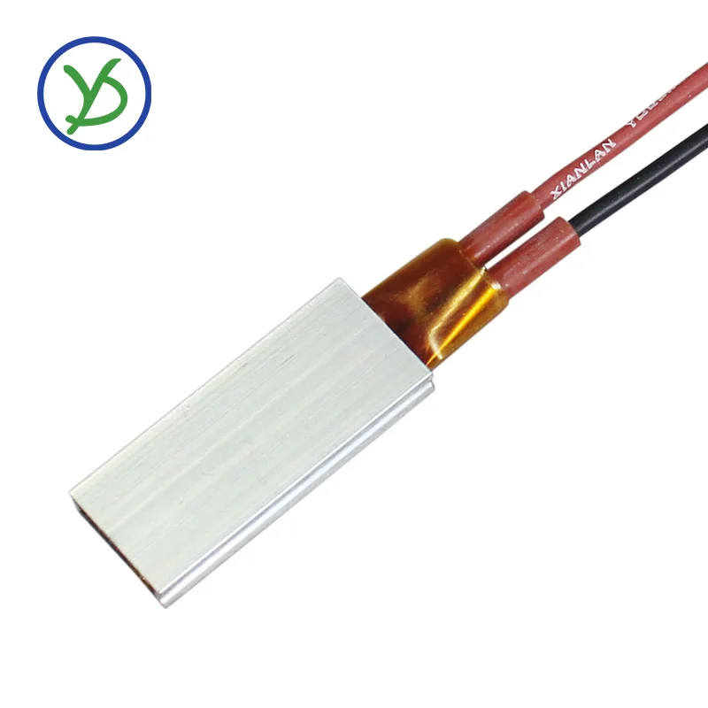 35x15mm 220V 60°C PTC Heating Element For Incubator Constant Temperature Ceramic Heater With Aluminum Shell