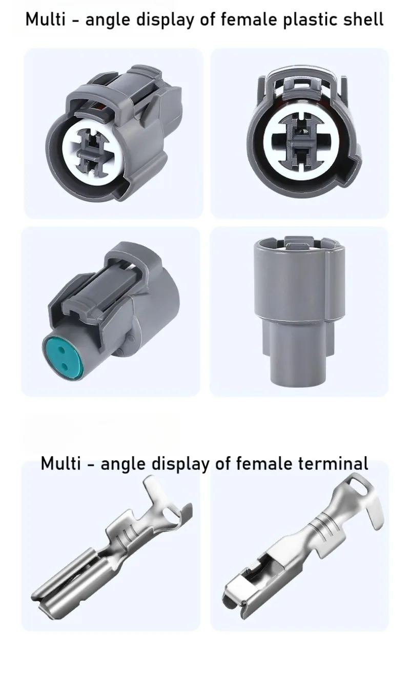 DJ7024YC-2-21 2P Waterproof Connector 6189-0156 Automotive Oil Sensor Plug Pressure Sensor Plug