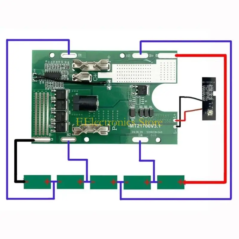 

B03C DIY Project 5x21700 Корпус LiBattery Cell с защитной платой для безопасной сборки для Zhipu, Hongsong, Jingmi