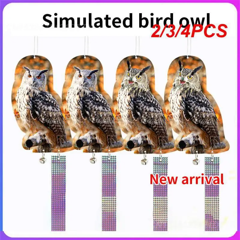 

2/3/4PCS Bird Scarer 3d Three-dimensional Simulation Useful Owl Bird Repellent Garden Accessories Bird Repeller Garden Creative