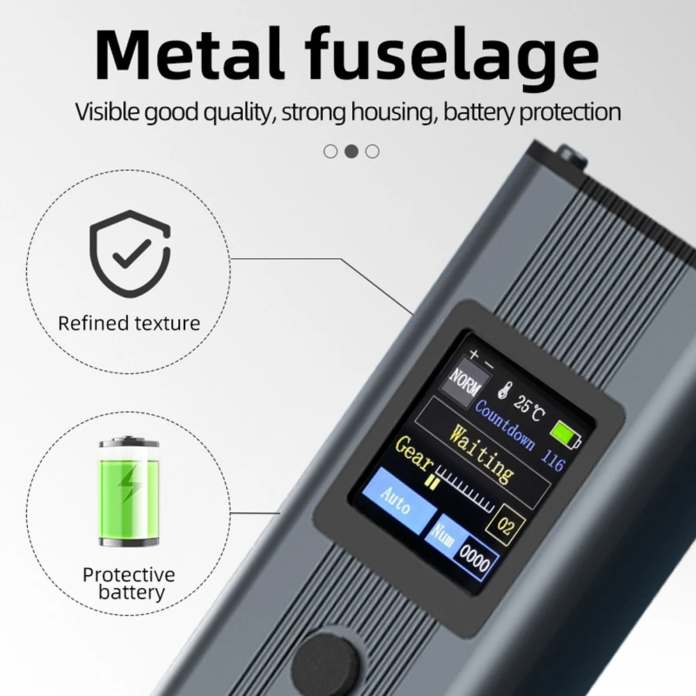 Handheld Spot Welder 11-Speed Battery Spot Welder Adjustable Mini Portable Digital Display Spot Welder Automatic Manual