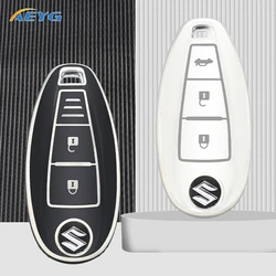 Fashion TPU Car Remote Key Case Cover Shell For Suzuki Vitara Swift Ignis Kizashi SX4 Baleno Ertiga Baleno Protector Accessories