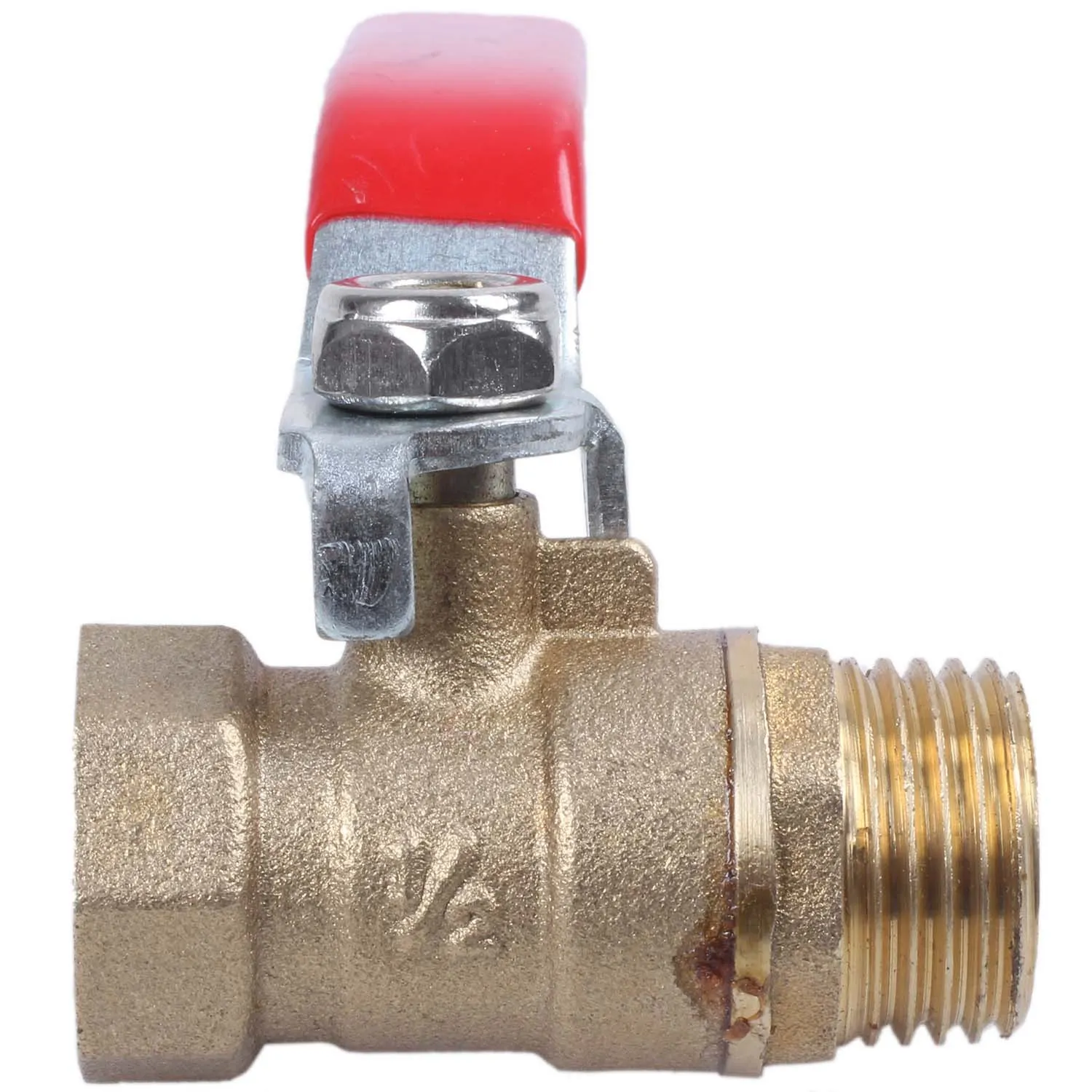 Full Port Brass Water Ball Valve, macho para fêmea, M F Thread, 1/2"