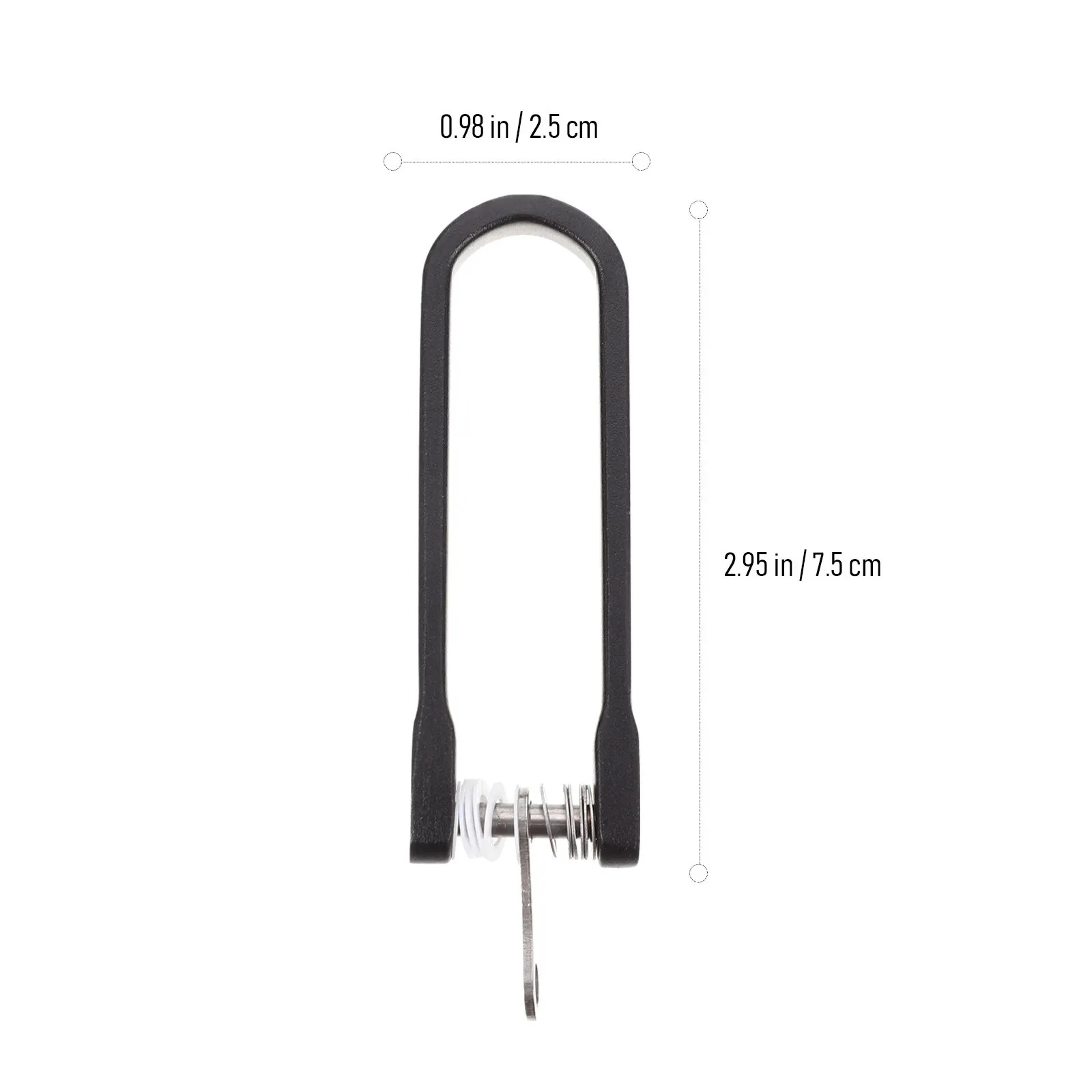 Professional U-Shaped Key Holder Clamp Built with Aluminum Alloy Body Stainless Steel Gasket for Effortless
