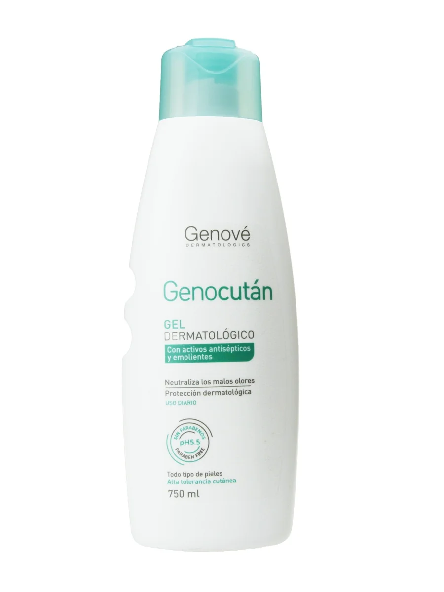 Genové genocutan dermatological gel 750 ml-with antiseptic and emollient active
