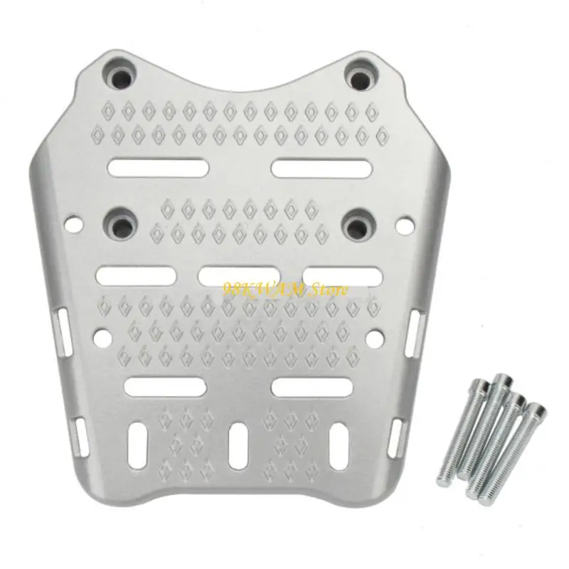 68UF Enhanced Motorcycle Tail Rack Cargo Carriers Aluminum Rear Bracket Rear Top Box Base Support Quick Fixing for PCX16