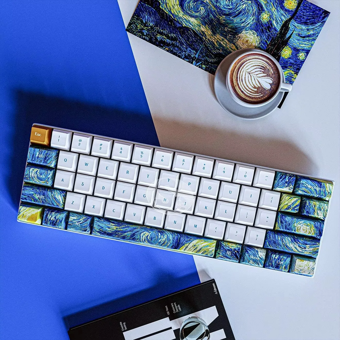 New ball cap hot sublimation (five sides) height minimalist PBT material full set box mechanical keyboard keycap