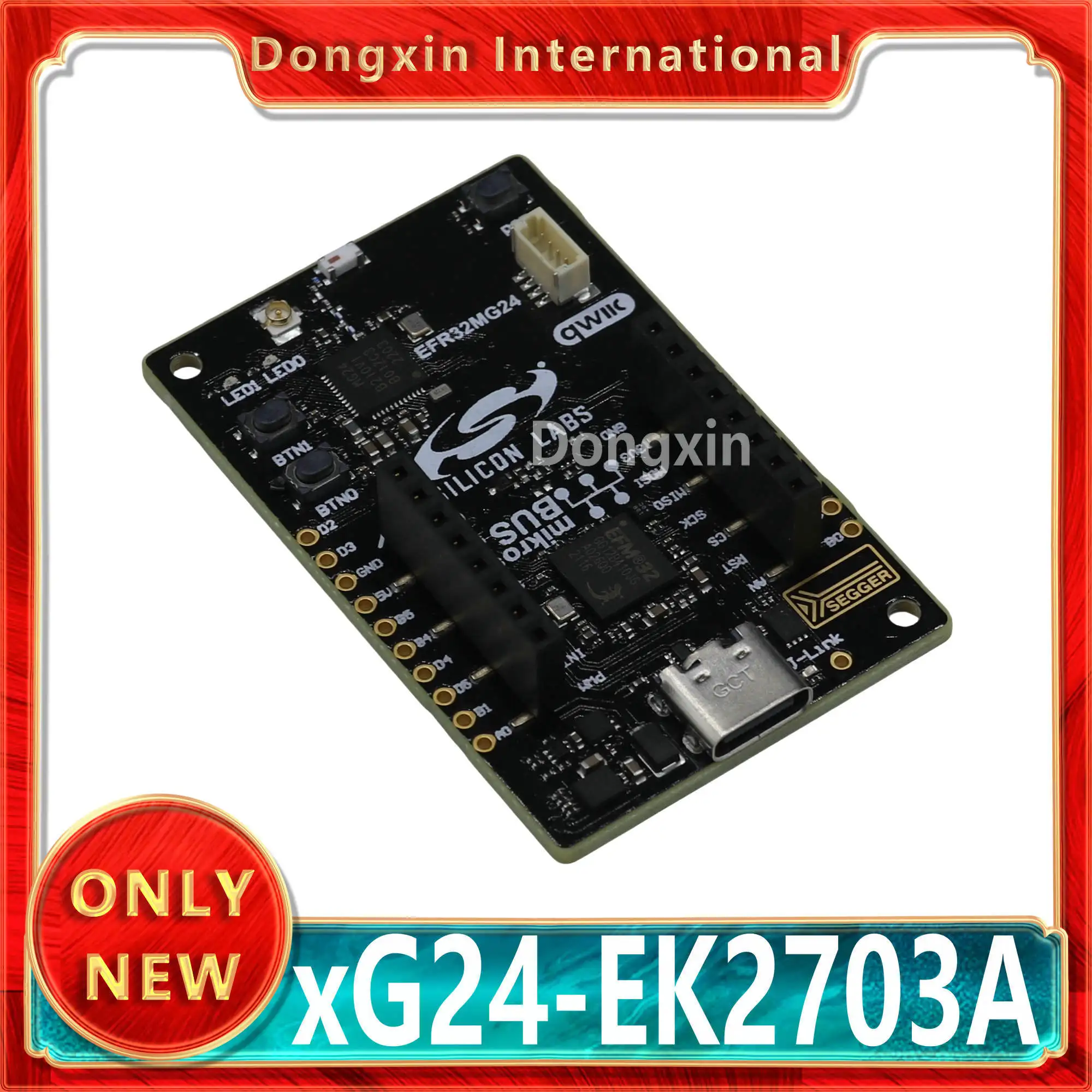 

XG24-EK2703A EFR32MG24B210F1536IM48 Silicon Development Board for Internet of things applications