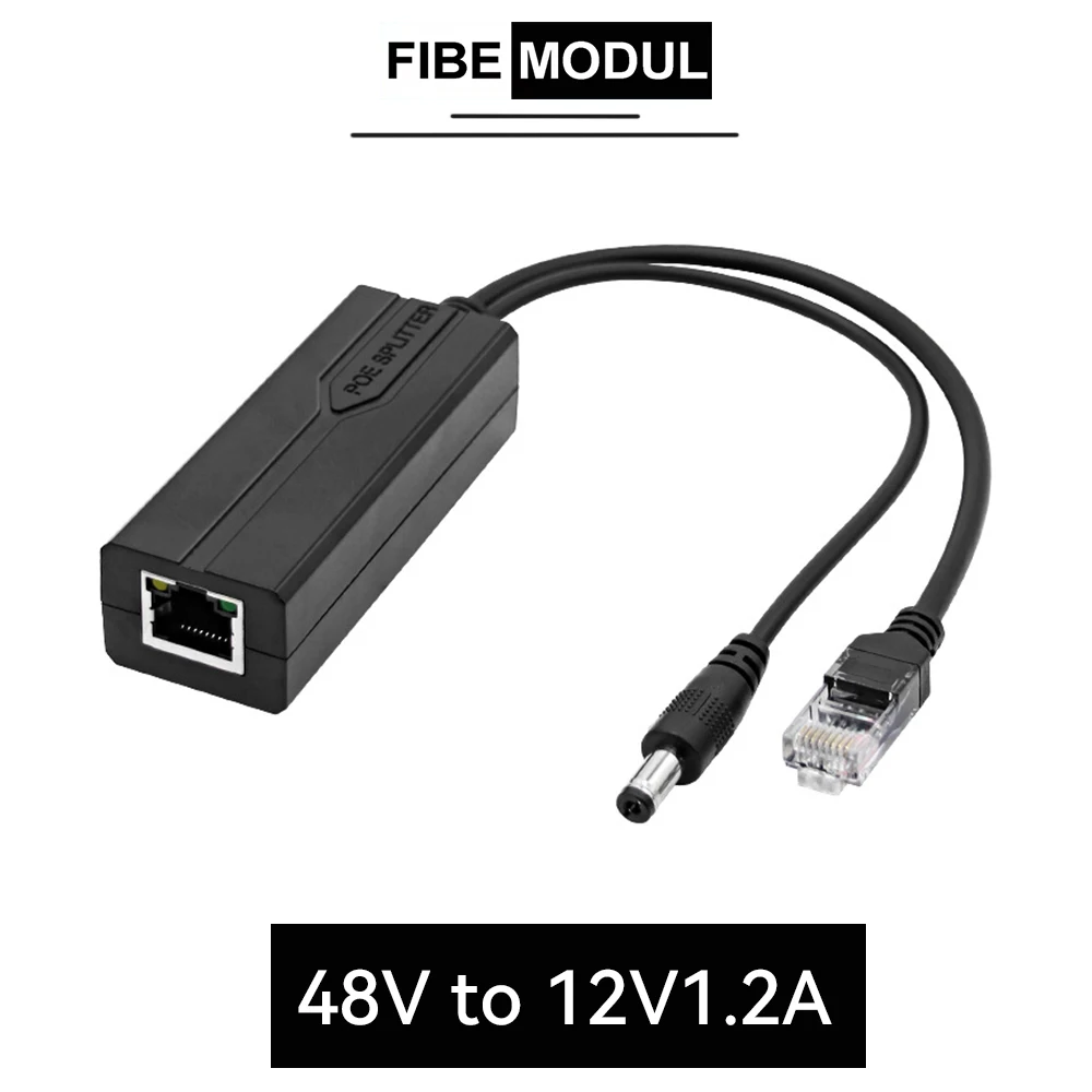 POE Splitter 1000mbps for IP Camera/Gateway/Access, 12V/5V, IEEE802.3af/at, DC/Micro-USB/Type-C/USB-A Power Port