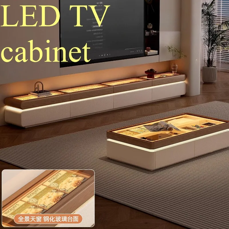 Display Showcase Tv Cabinet Entertainment LED Ornament Organizer Tv Cabinet Storage Design Muebles Para El Hogar Accessories