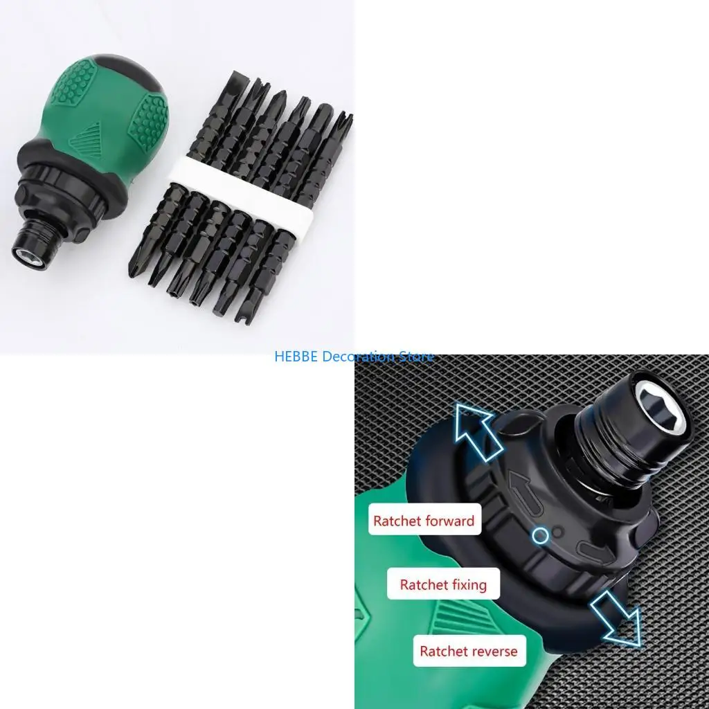 

B0KC Double for Head Telescopic Screwdriver Ratchet Screwdriver for Narrow S