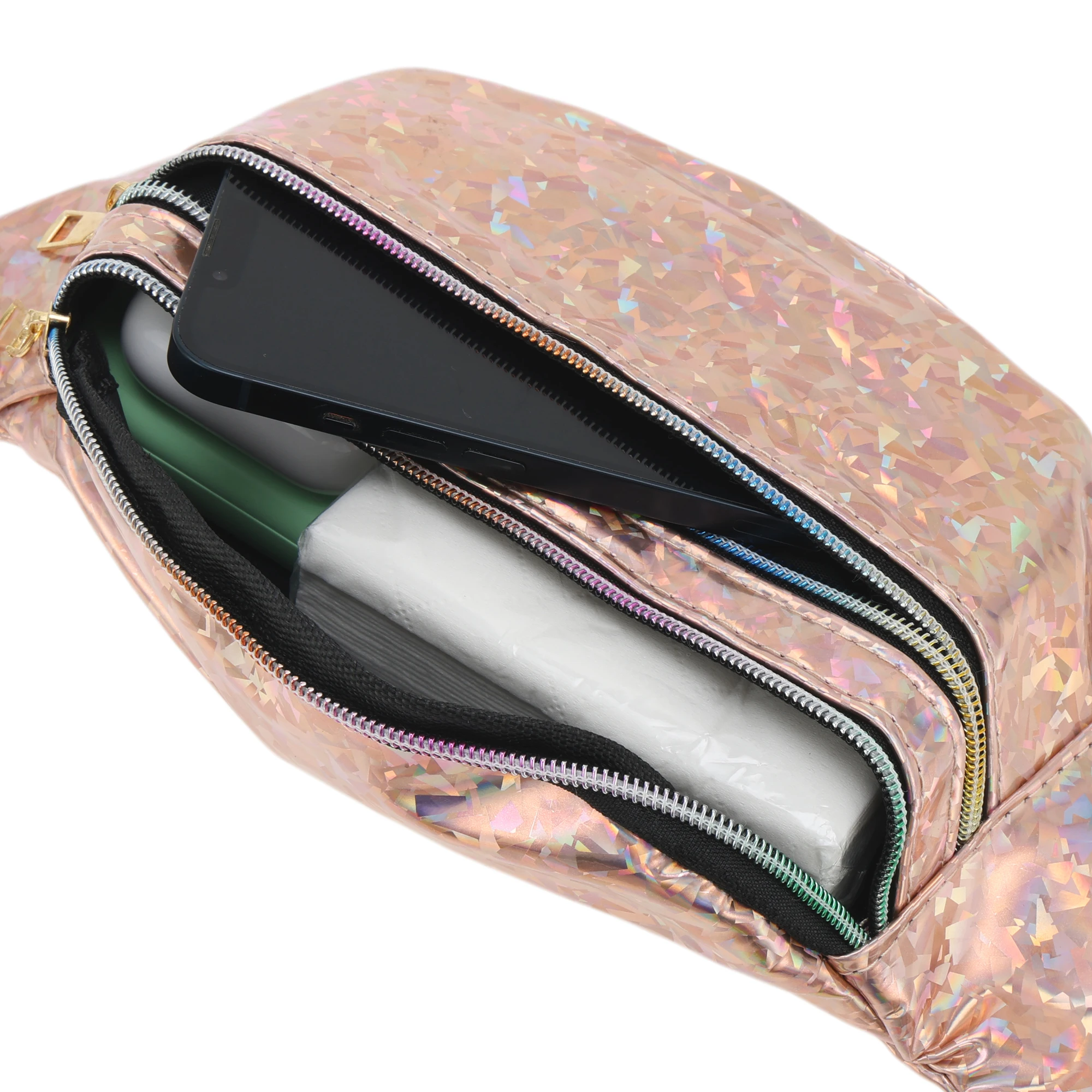 X Autohaux حزمة فاني متعددة الوظائف بلون الشمبانيا 1 قطعة