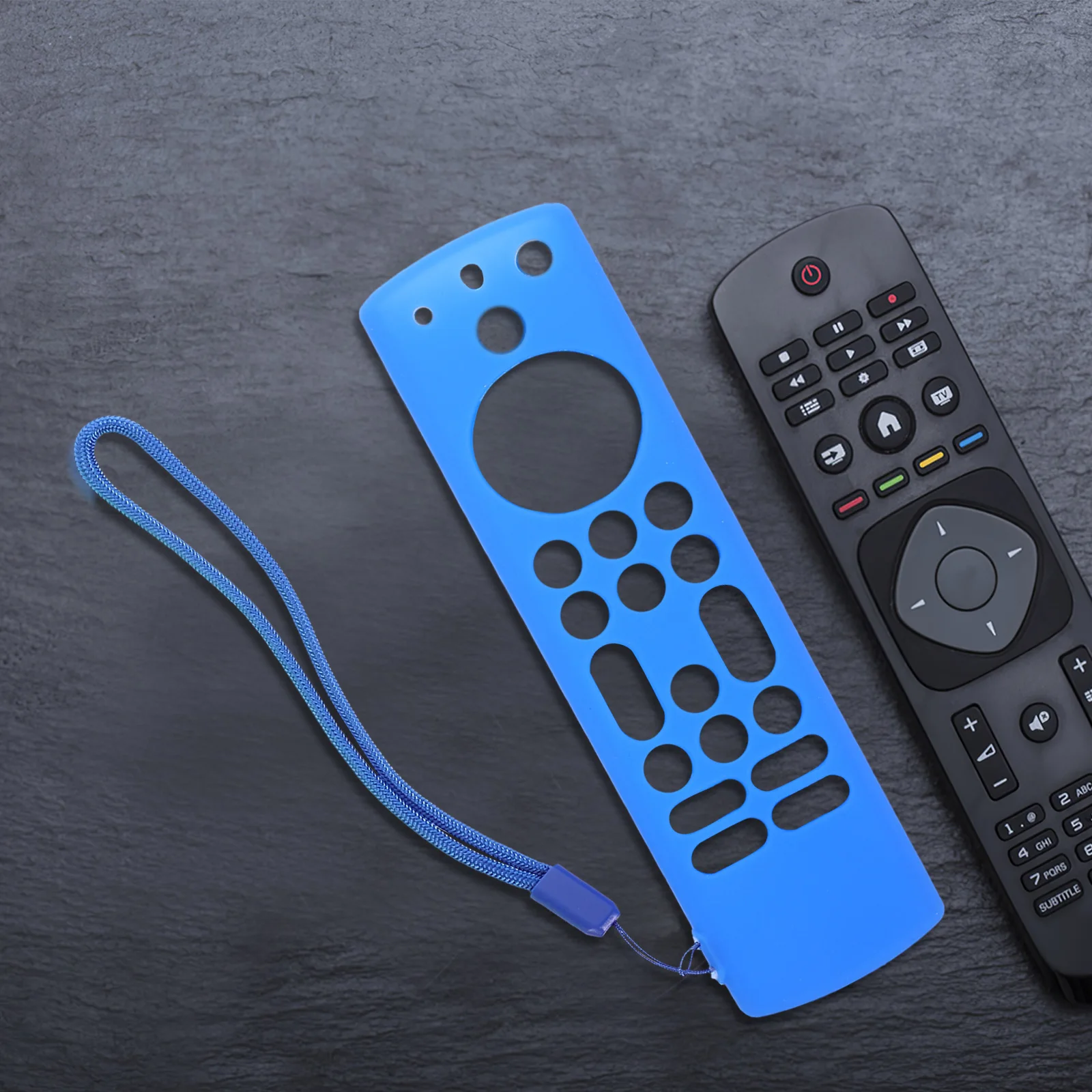 

2pcs Remote Control Case Protective Silicone Replacement Bright Colors Soft Comfortable Anti Lost Remote Cover