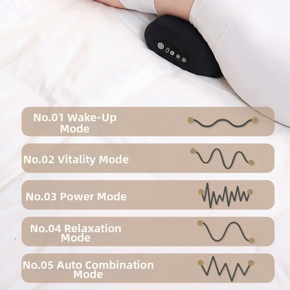 Multifunctional Cervical Massage Pillow EMS USB Charging Electric Neck Massage Pillow Portable Voice Function