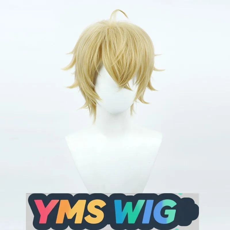 [YMS WIG] Tomorrow's Ark Tequila Cos Wig Operator Is Hairy And The Top Of The Head Is Turned Upside Down And Light Yellow.