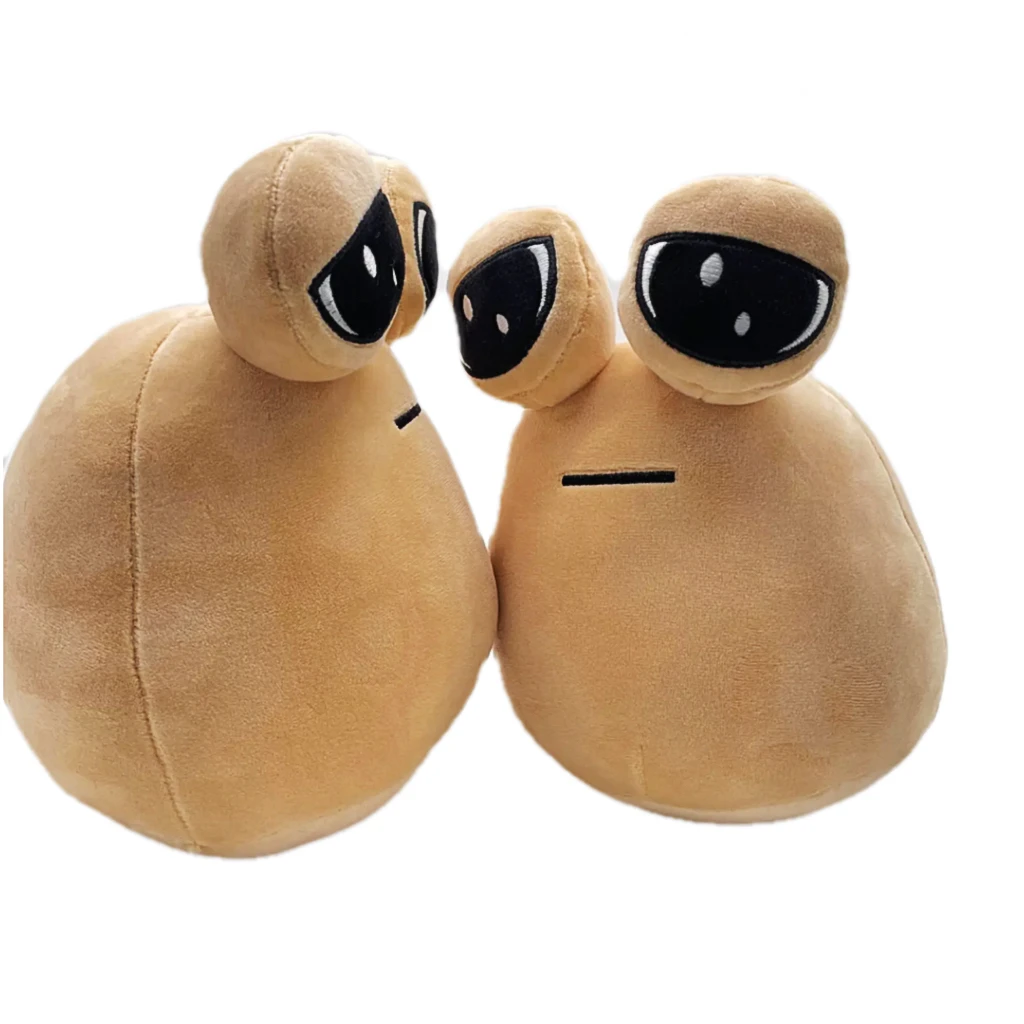 Juguetes de peluche de dibujos animados, juego de Anime The Maw Pou, Kawaii, My Pet Alien Pou Doll, almohada de peluche suave, regalo de cumpleaños y Navidad