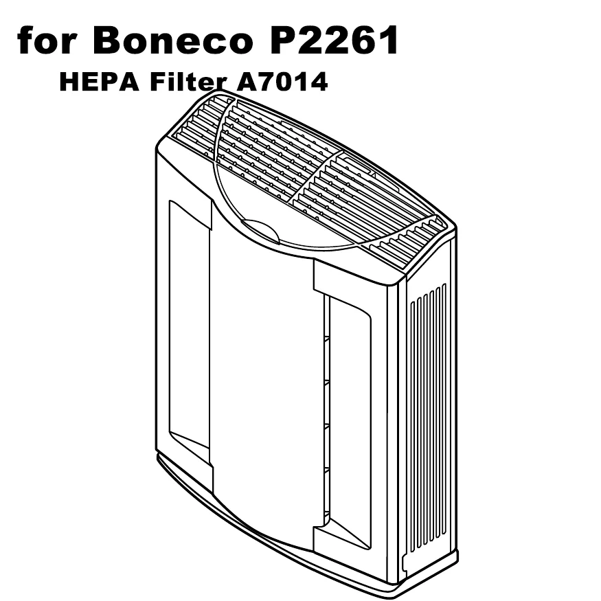 HEPA Particulate Filter A7014 for Boneco P2261 Air Purifier