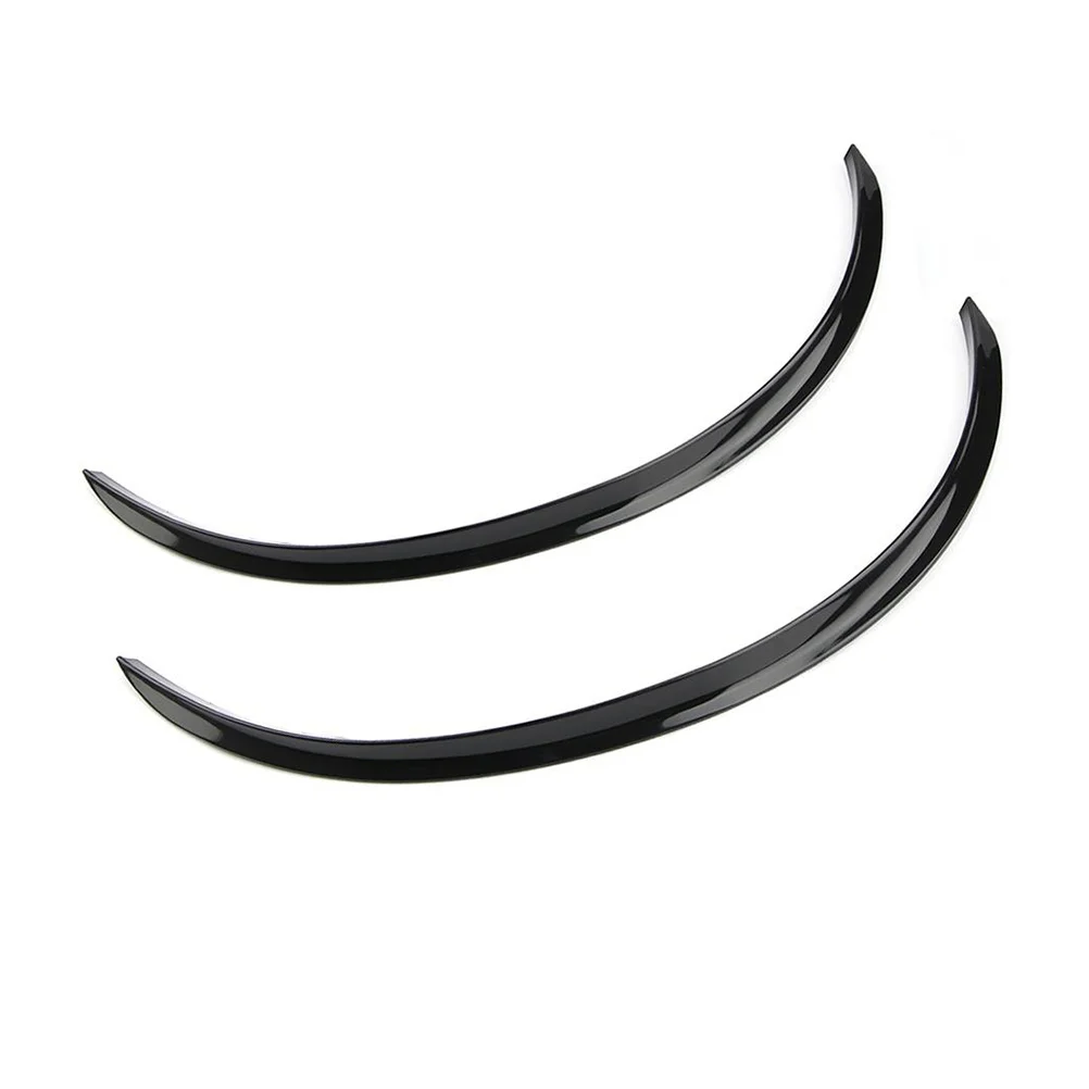 2pcs Rim Protector Universal Black Flexible Car Wheel Brow Car Truck Wheel Eyebrow Arch Trim Lips Flares Protector