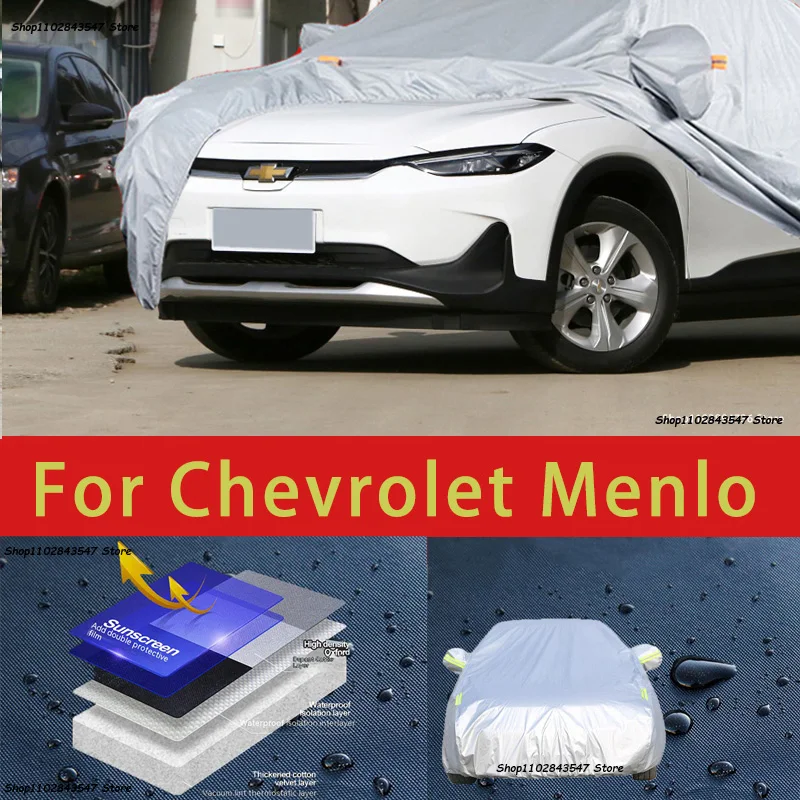 For Chevrolet Menlo Car protective cover, sun protection, cooling protection, car clothing, car paint protection auto