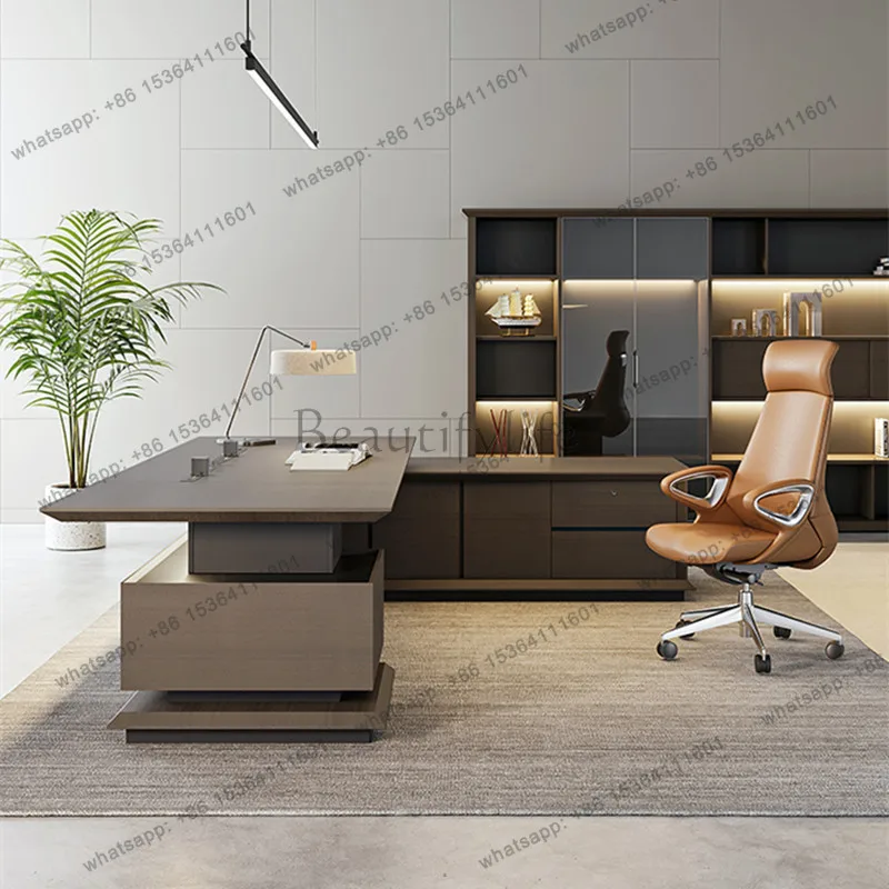 LD Decoration Office Desk Computer Aesthetic Multifunctional Office Desk Executive Display Meuble Bureau Hotel Furniture